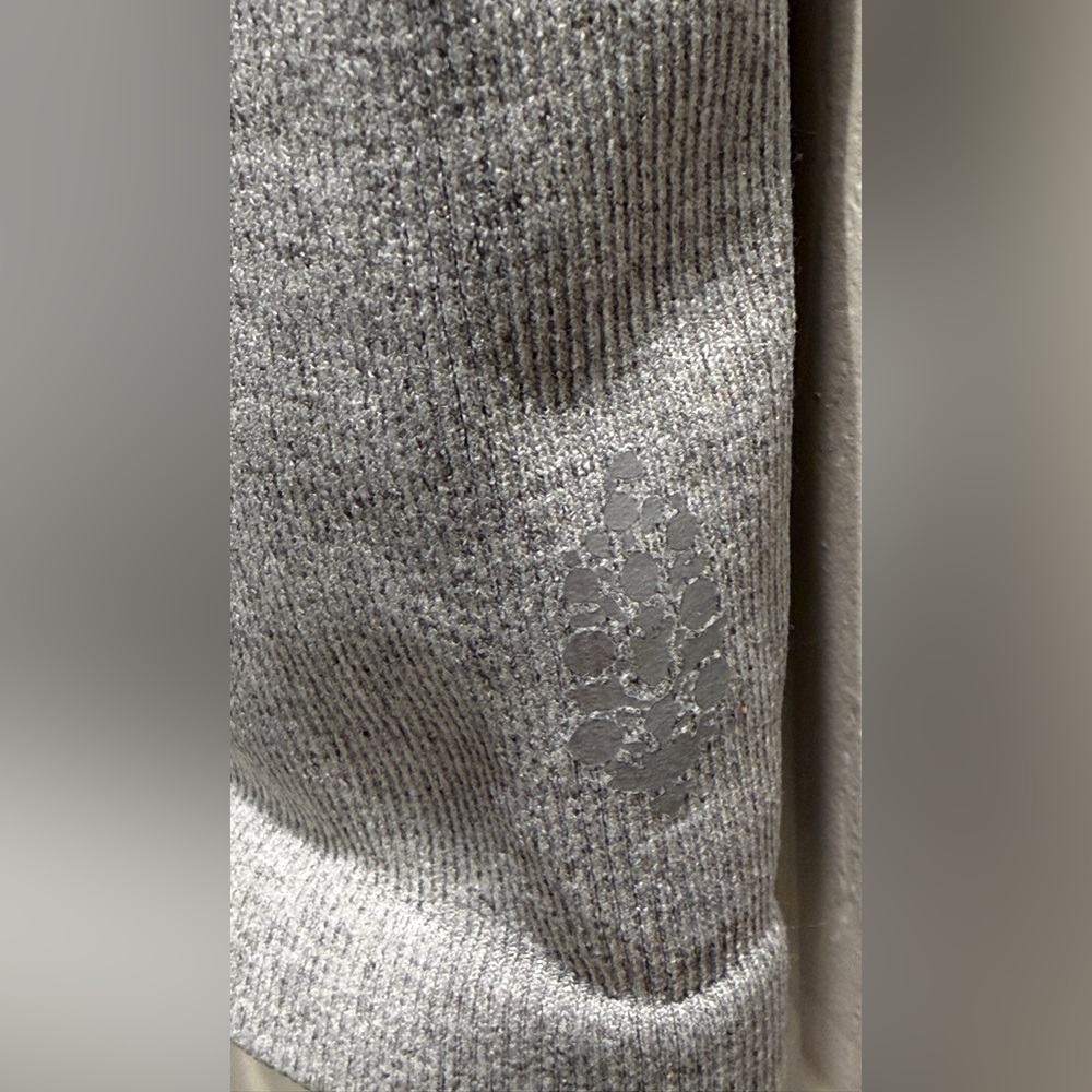 Free People Movement Happiness Runs Crop Tank Ribbed Heather Gray M/L NWOT - Picture 5 of 8